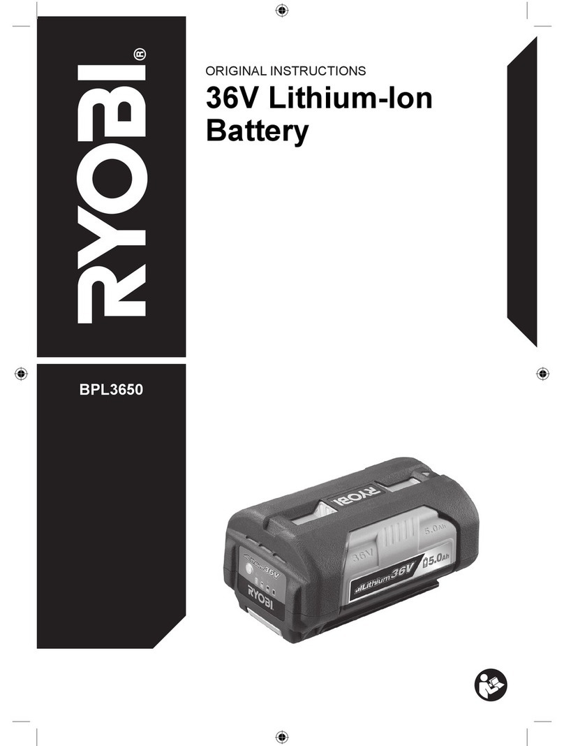 Ryobi BPL3650 Original instructions