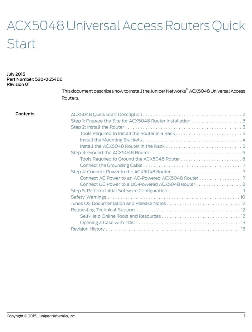 Juniper ACX5048 User manual