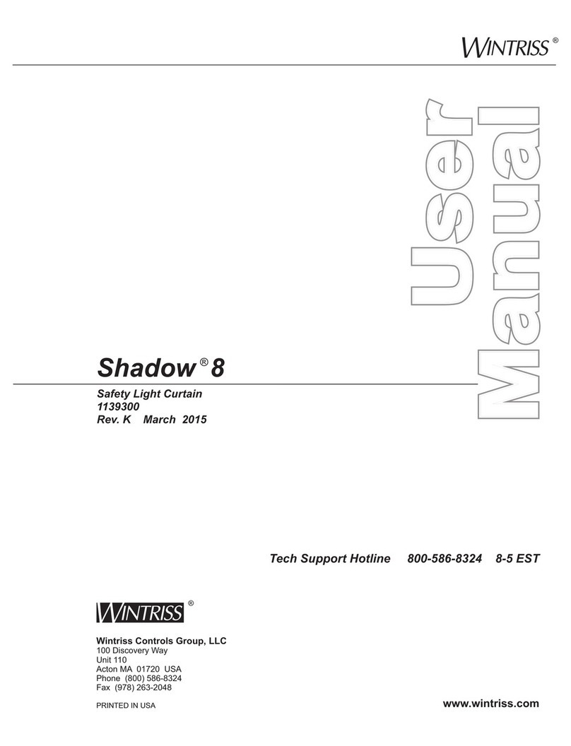 Wintriss Shadow 8 user manual