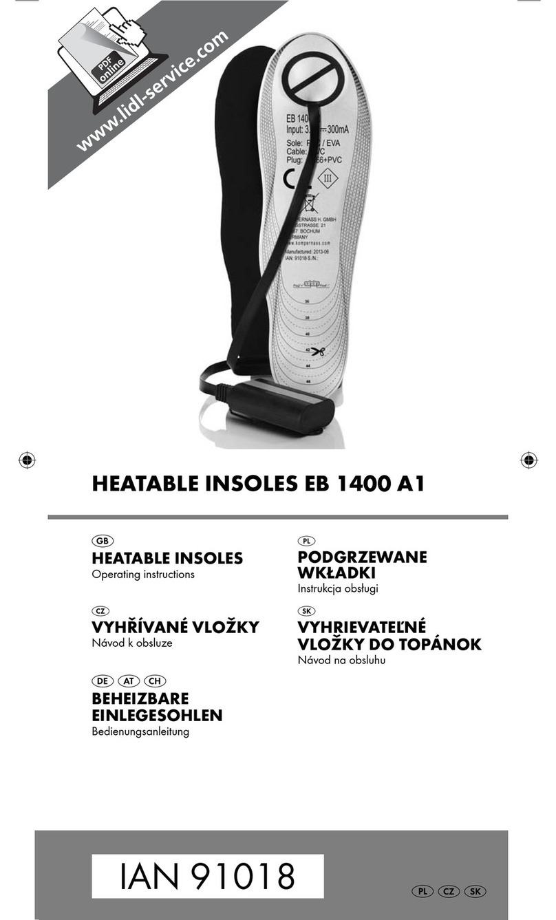 Kompernass EB 1400 A1 operating instructions