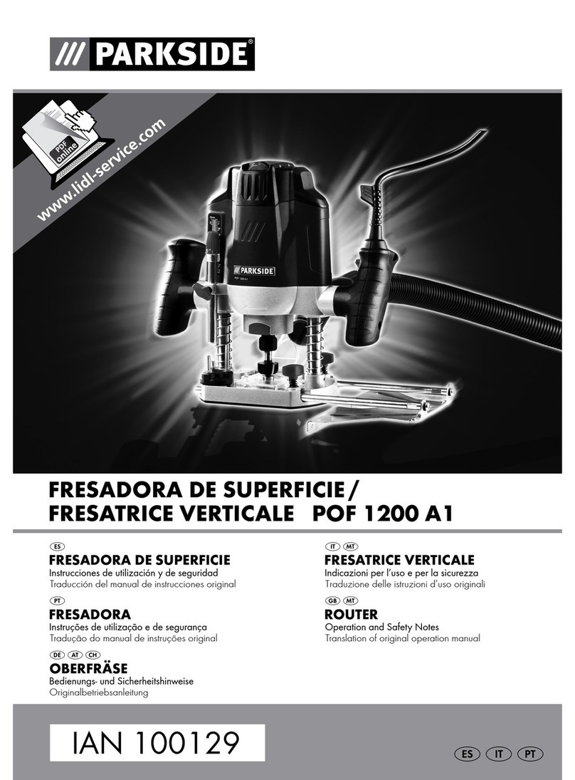 Parkside POF 1200 A1 User manual