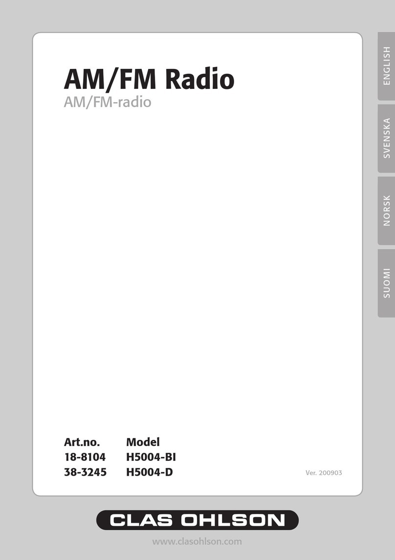 Clas Ohlson H5004-BI instruction manual