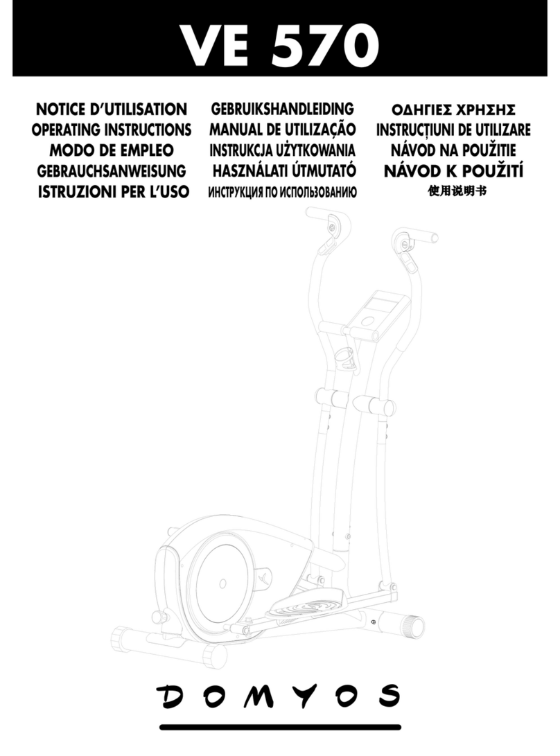 Domyos VE 570 User manual