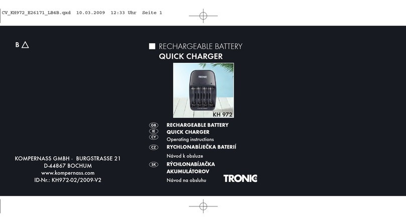 Tronic KH 972 User manual