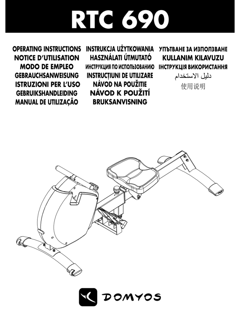 Domyos RTC 690 operating instructions