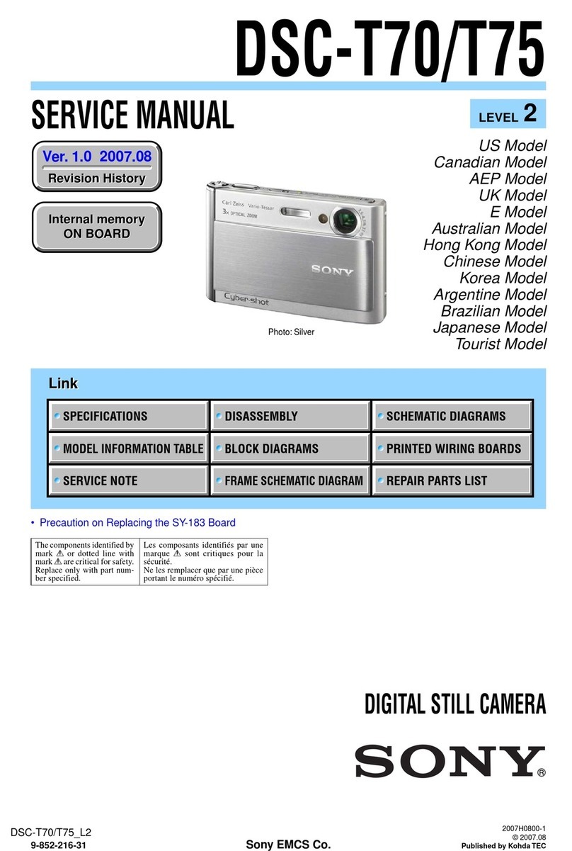 Sony Cyber-shot DSC-T70 User manual