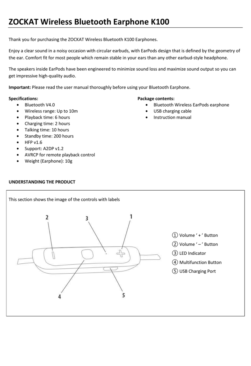 ZOCKAT K100 user manual