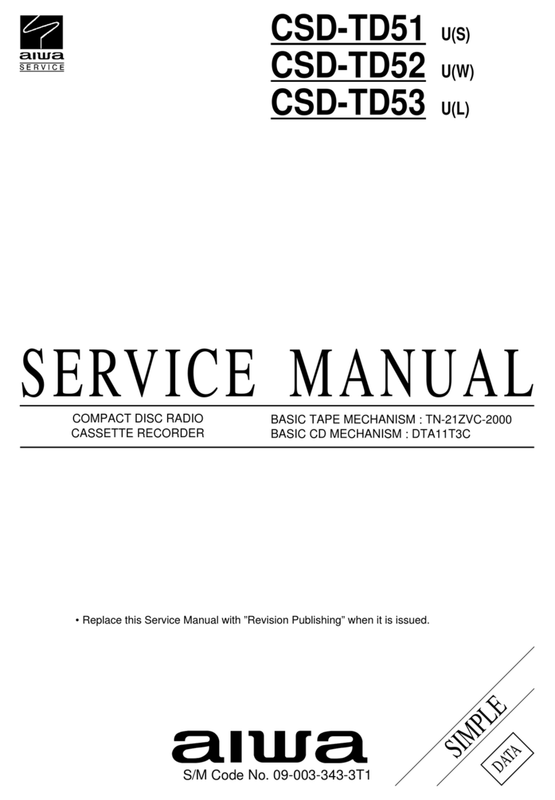 Aiwa CSD-TD51 User manual