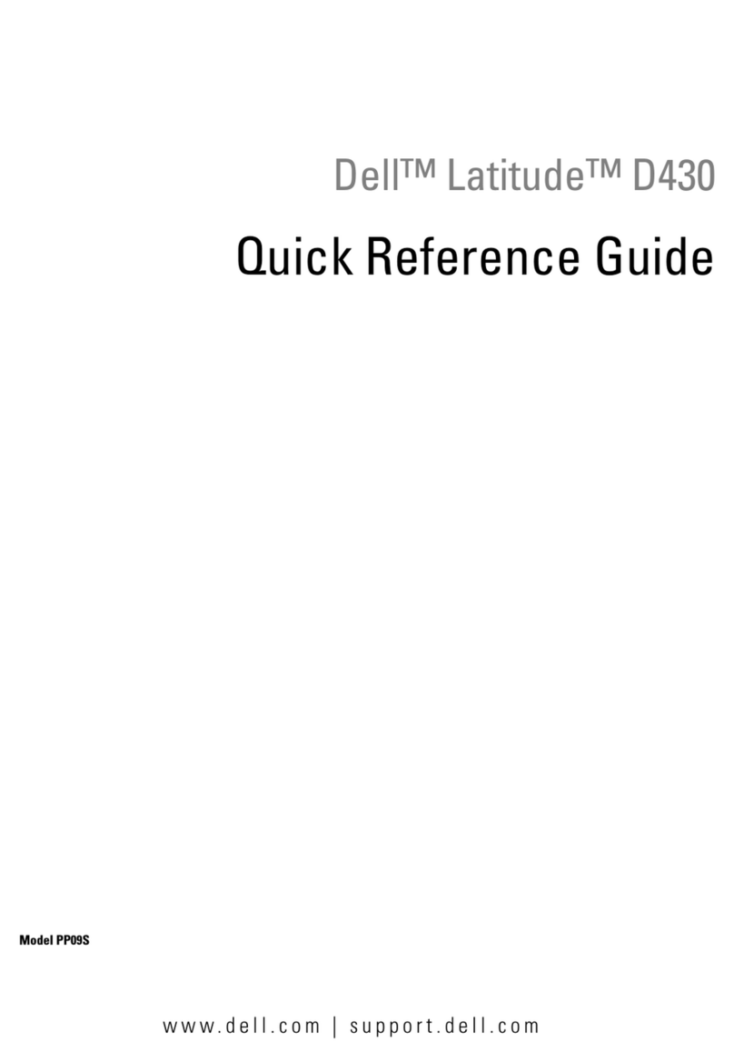 Dell Latitude D430 User manual Dell Latitude D430 User manual