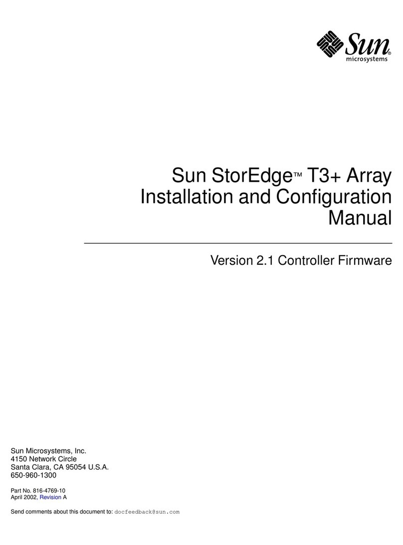 Sun Microsystems StorEdge T3+ Manual
