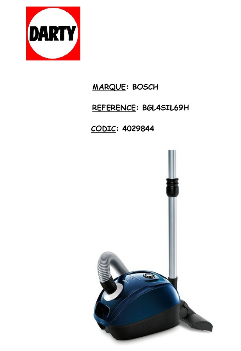 Bosch BGL4 Series operating instructions