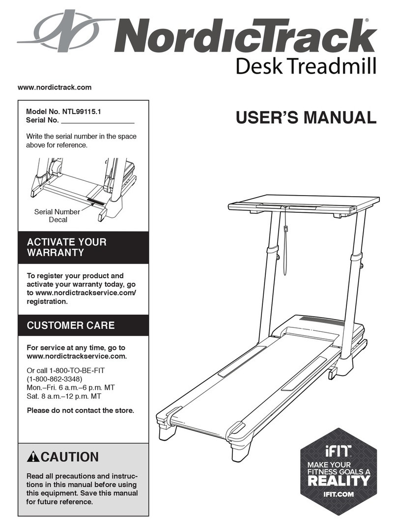 NordicTrack NTL99115.1 User manual