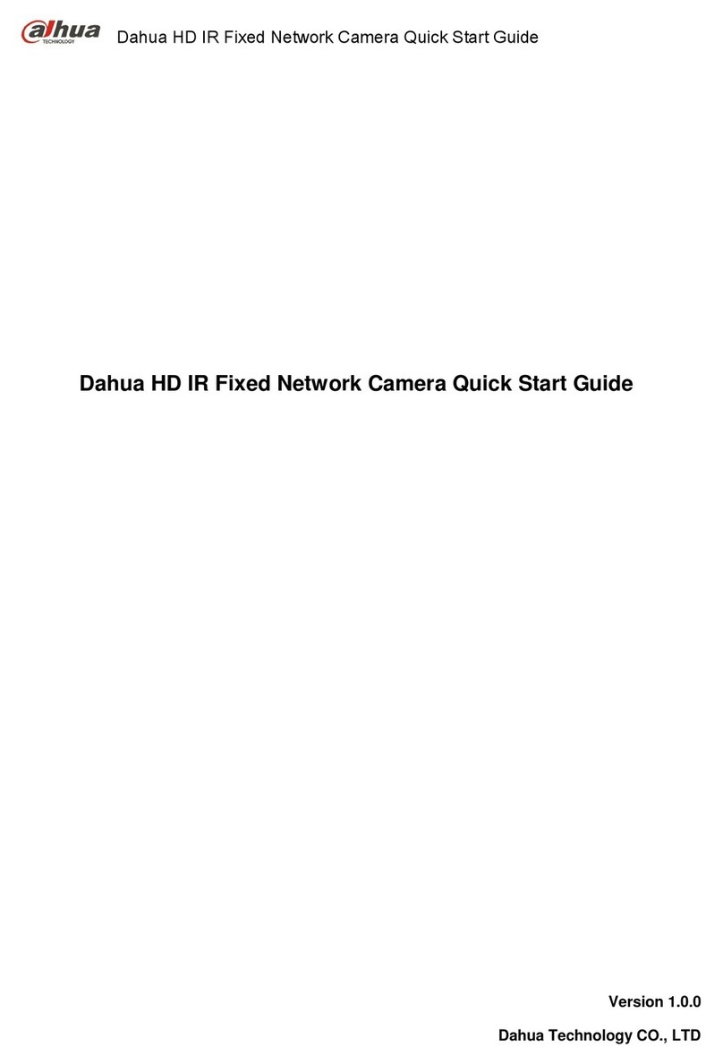 Dahua F Series quick start guide