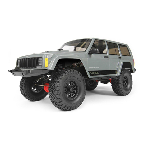 Axial SCX10 II 2000 JEEP CHEROKEE User manual