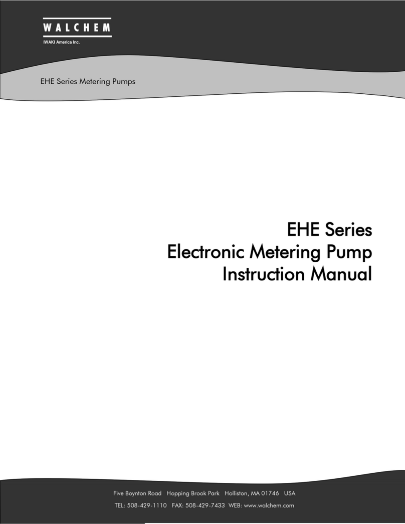 Walchem ehe series instruction manual
