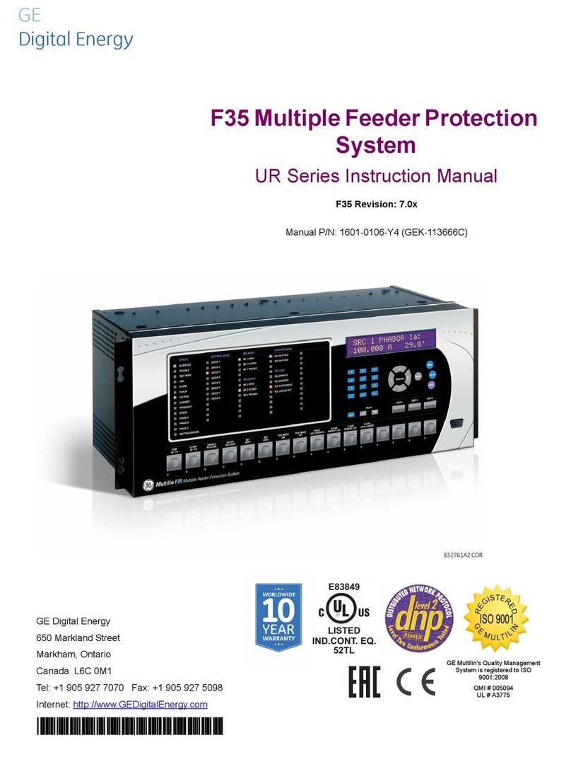 GE UR F35 Series User manual
