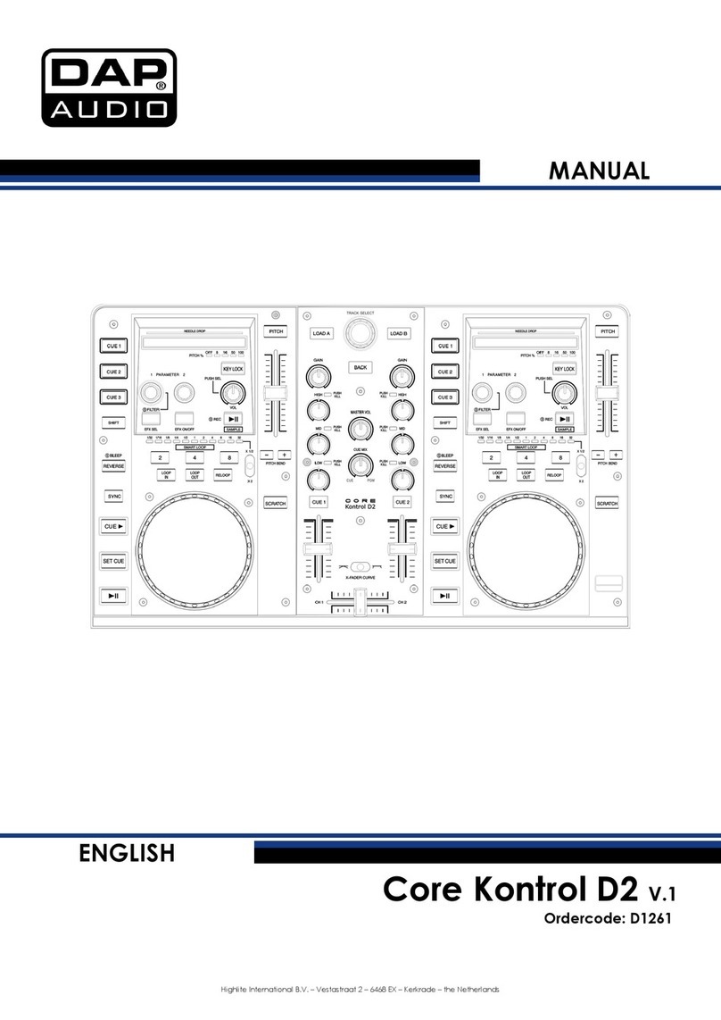 DAPAudio Core Kontrol D2 manual