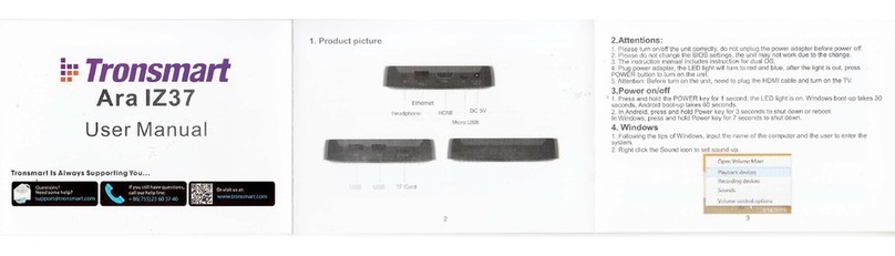 Tronsmart Ara IZ37 user manual