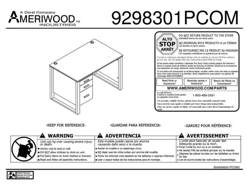Ameriwood 9298301PCOM User manual