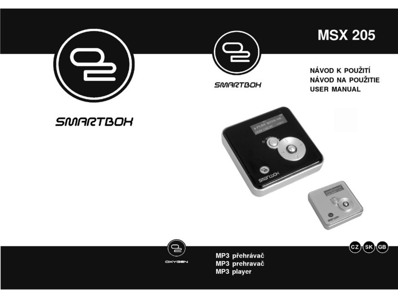 Oxygen smartbox MSX 205 user manual