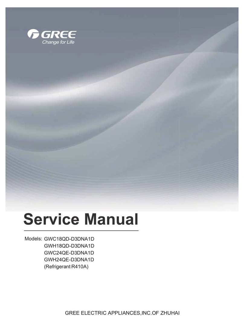Gree GWC18QD-D3DNA1D User manual