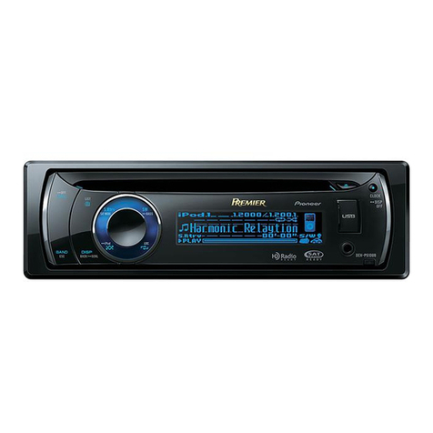 Pioneer DEH-P510UB - Premier Radio / CD Service manual