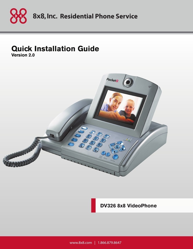 8x8 Inc DV326 Quick installation guide