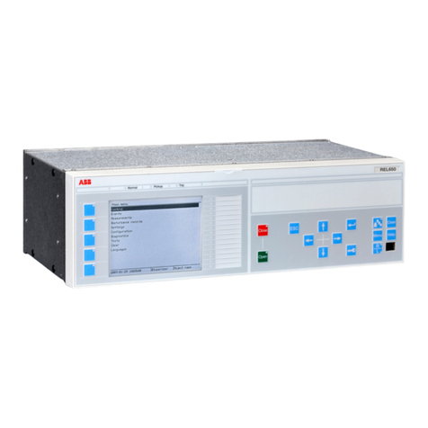 ABB REC650 ANSI Instructions for use
