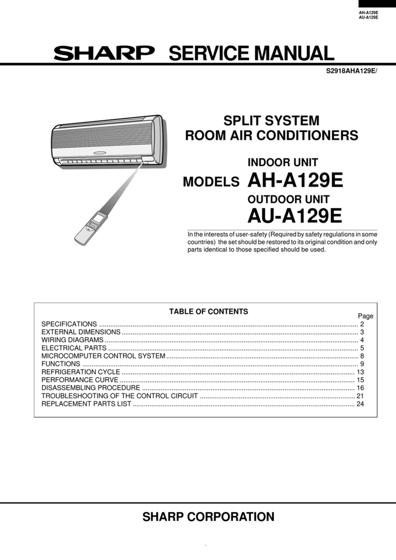 Sharp AH-A129E User manual