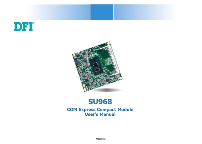 DFI SU968 User manual