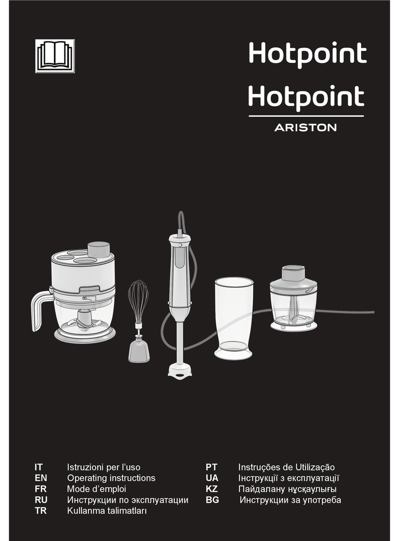 Hotpoint Ariston HB 08 EU operating instructions
