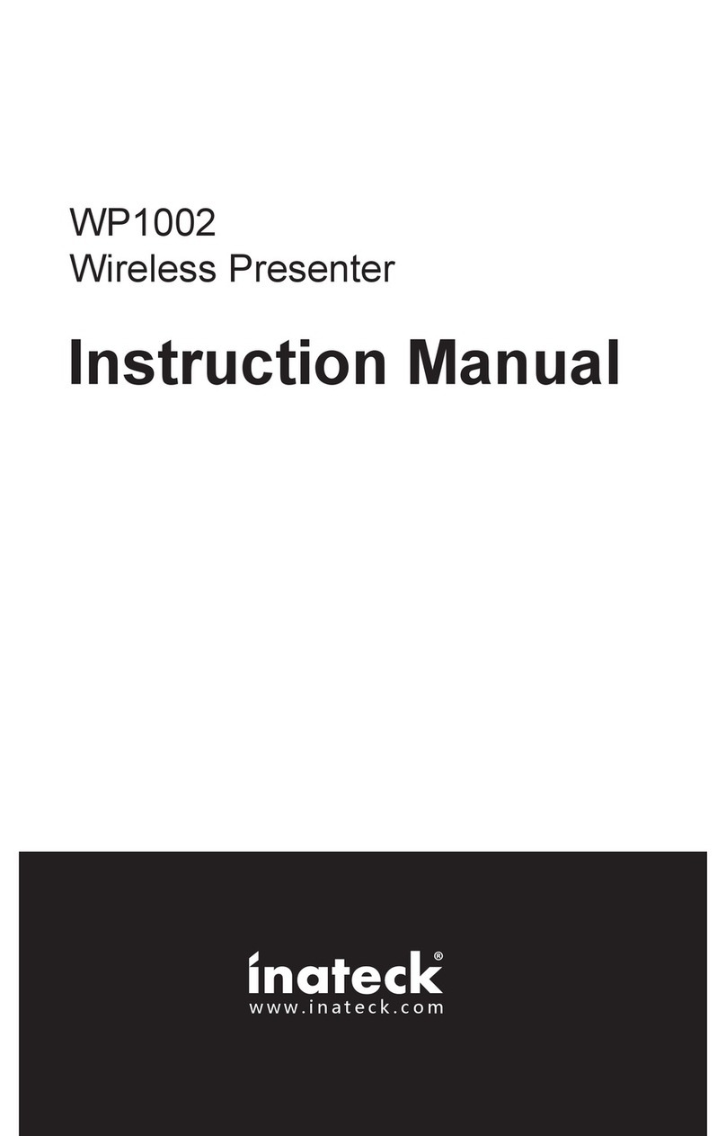 Inateck WP1002 instruction manual