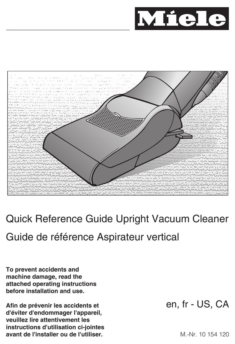 Miele Dynamic U1 User manual Miele Dynamic U1 User manual