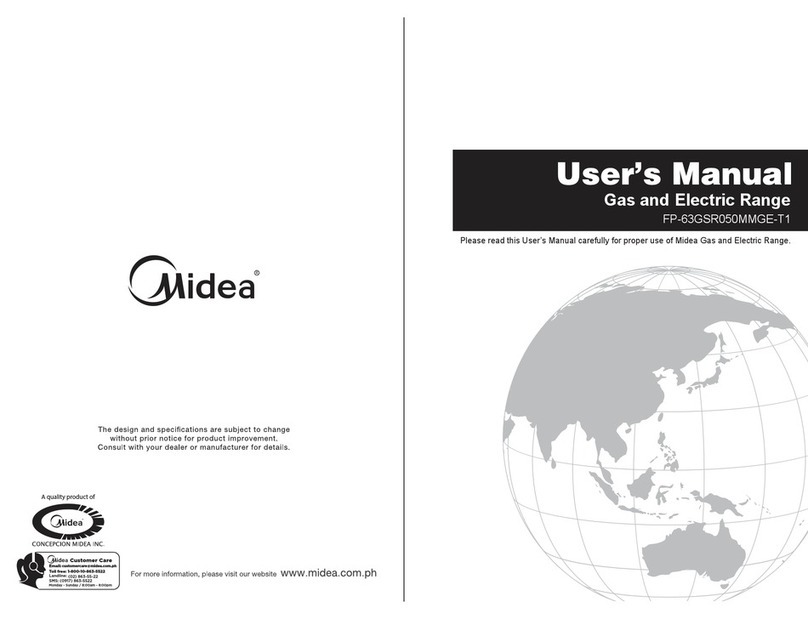 Midea FP-63GSR050MMGE-T1 User manual