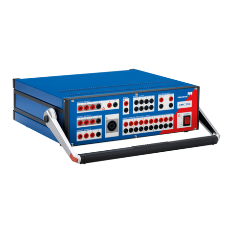 Omicron CMC 356 User manual