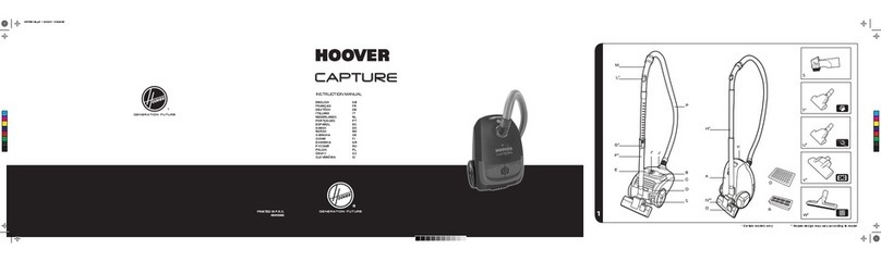 Hoover CAPTURE instruction manual