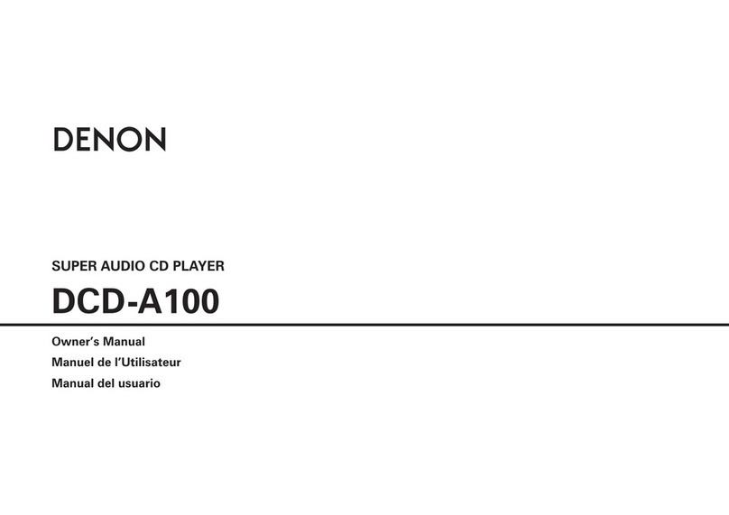 Denon DCD-A100 User manual