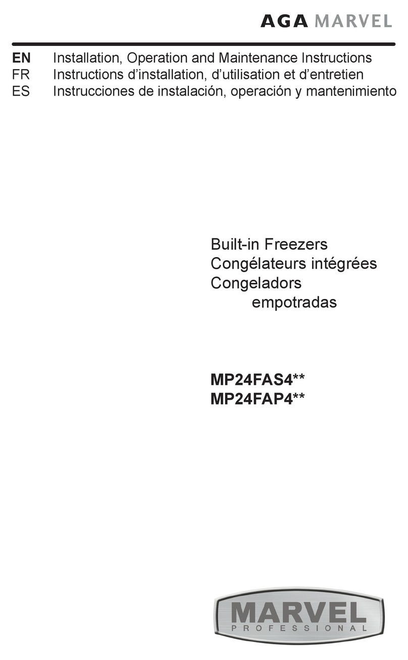 AGA marvel MP24FAS4 SERIES Installation, operation and maintenance instructions