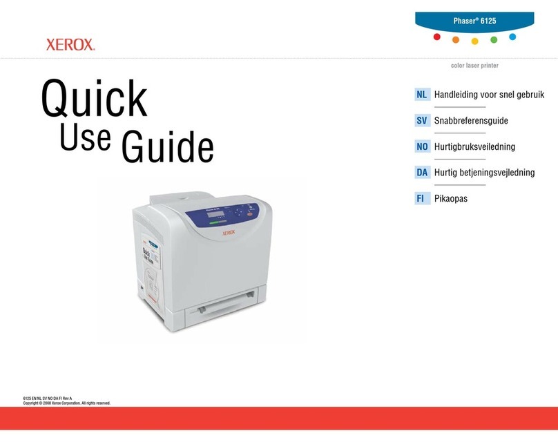 Xerox Phaser 6125 Instruction manual