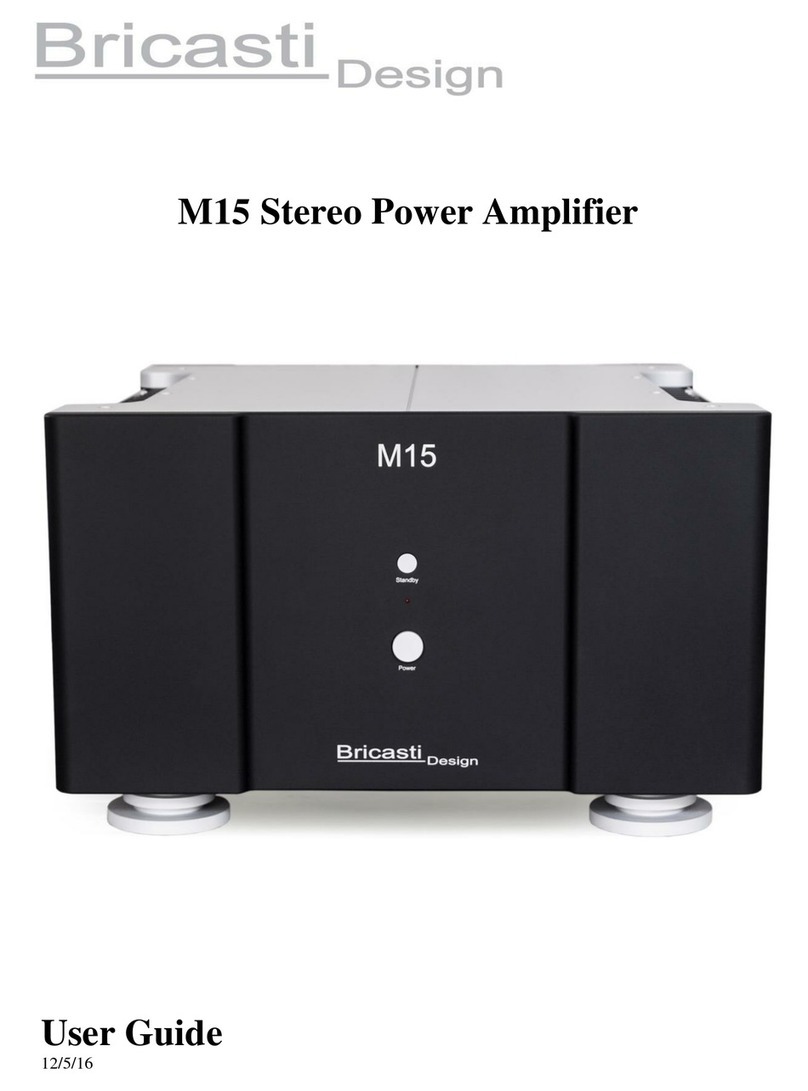 Bricasti Design M15 User manual