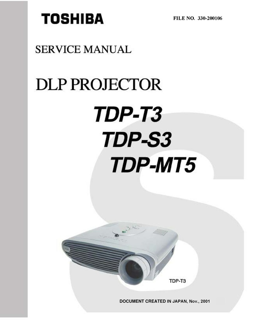 Toshiba TDP-S3 User manual