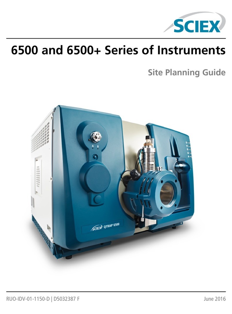 SCIEX 6500 series Site planning guide