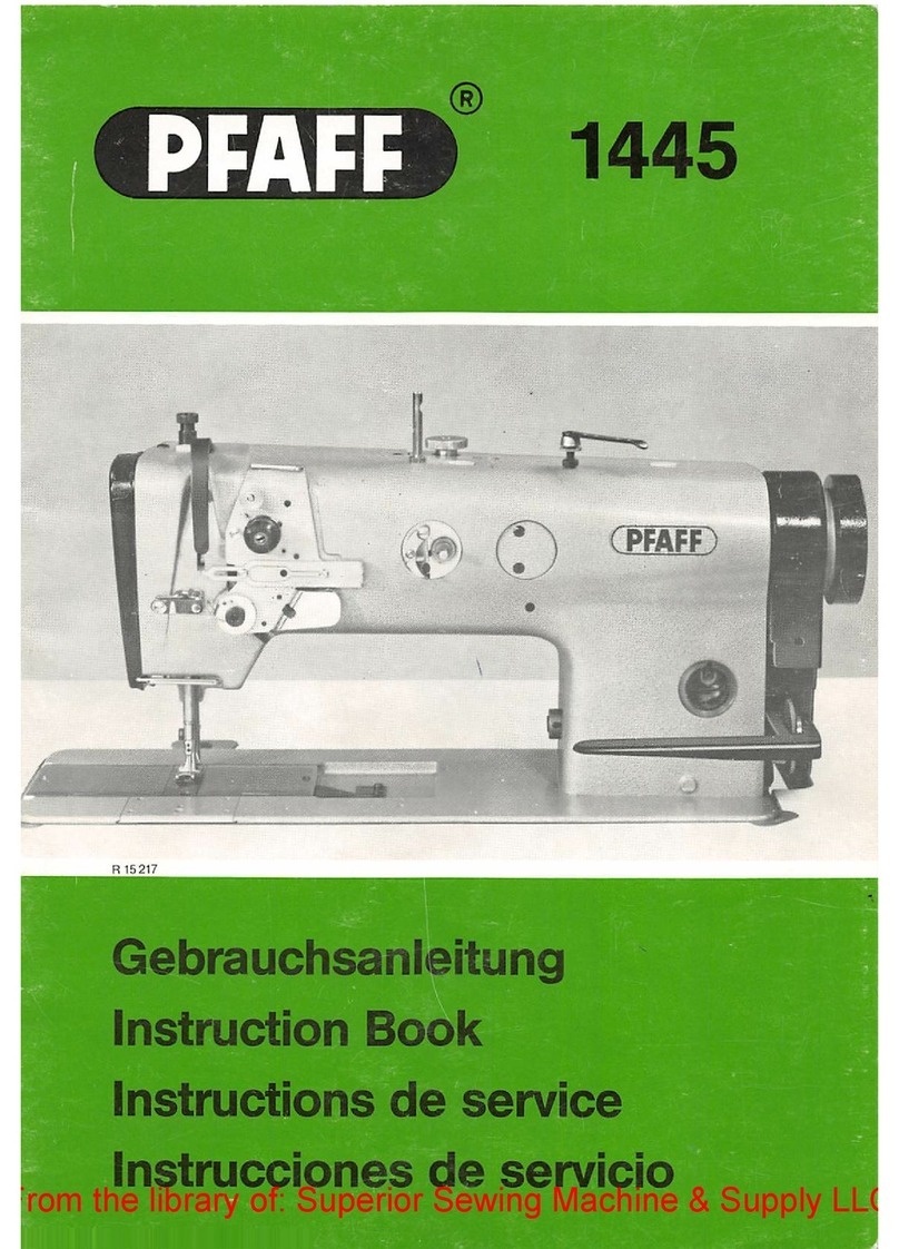 Pfaff 1445 User manual Pfaff 1445 User manual