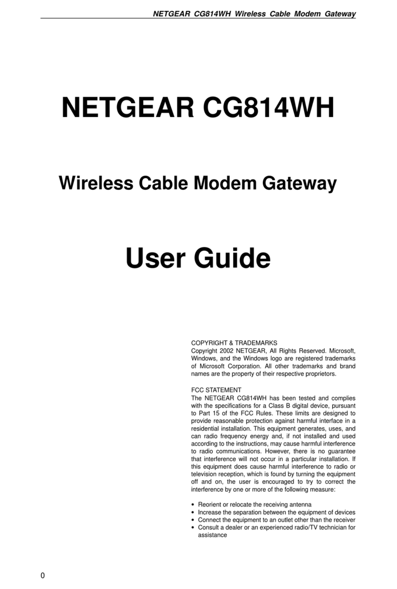 NETGEAR CG814WH User manual
