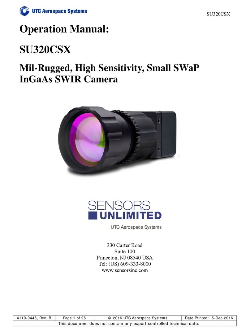UTC AEROSPACE SYSTEMS SU320CSX Operation manual UTC AEROSPACE SYSTEMS SU320CSX Operation manual