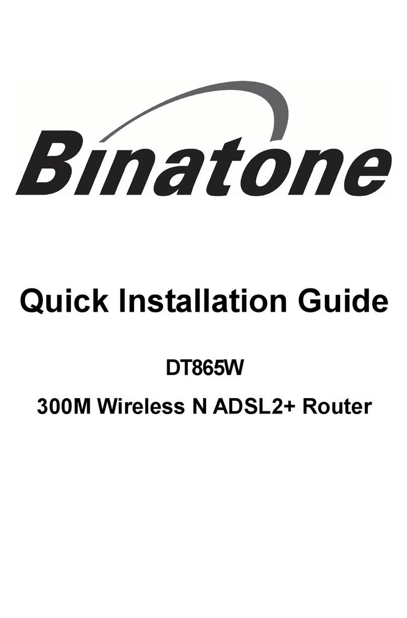 Binatone DT865W User manual