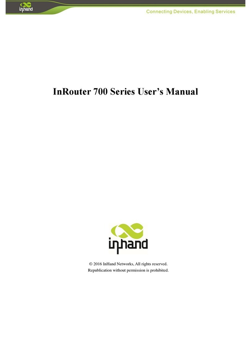 InHand InRouter 700 Series user manual