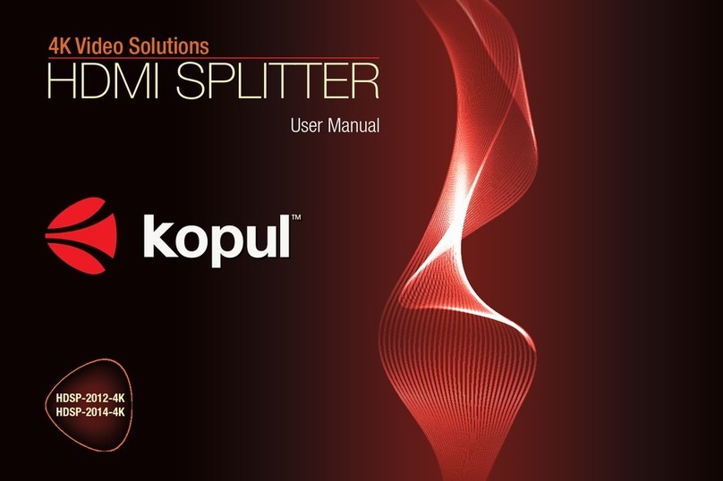 Kopul HDSP-2014-4K user manual
