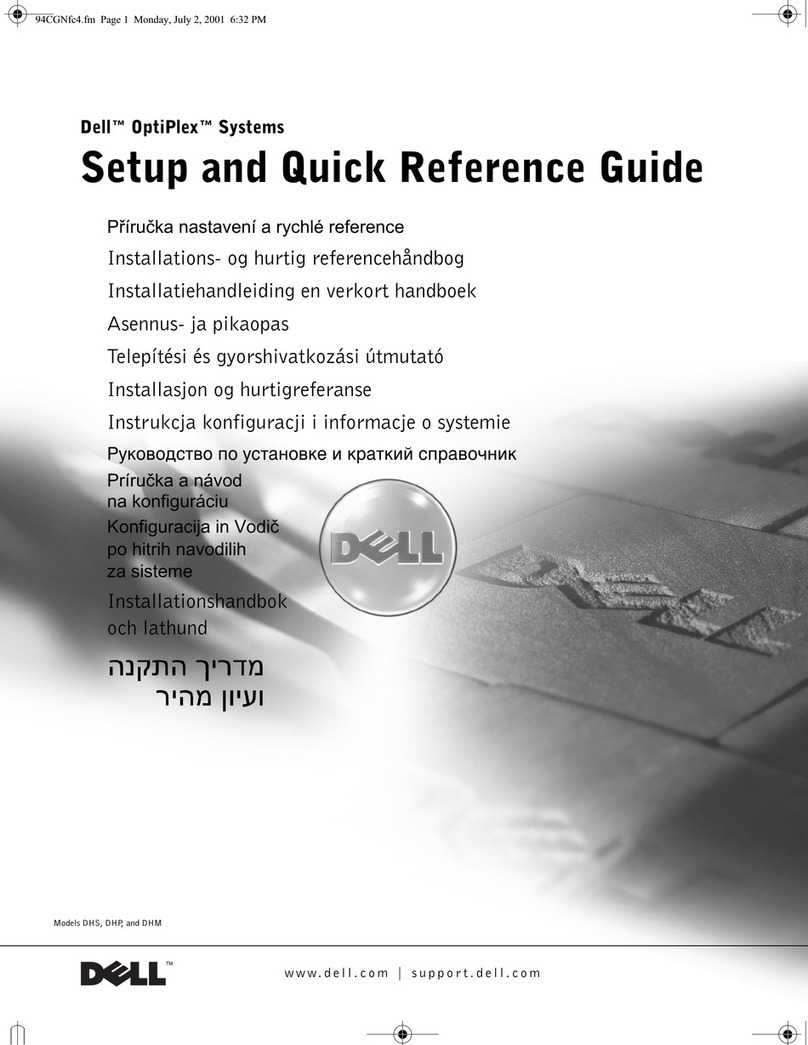 Dell OptiPlex 3040M Series Setup and quick reference guide