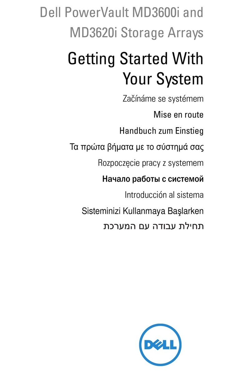 Dell PowerVault MD3600i Series User manual